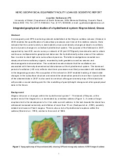 Integrated geophysical studies of the hydrothermal system at Nisyros Island, Greece