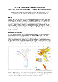 GlyVeST: Glyvursnes-Vestmanna Seismic Tie, a Land and Marine Seismic Profile