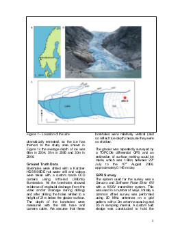 An investigation of the subglacial environment, Briksdalsbreen, Norway